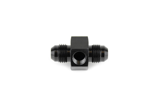 RaceFlux AN to AN Male Tee w/ 1/8" NPT Sensor Port