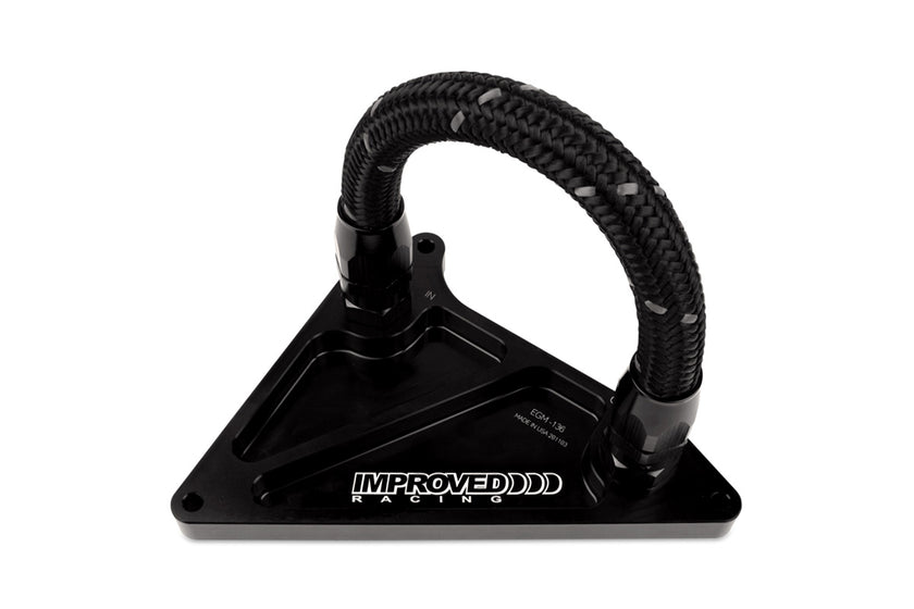 Improved Racing 6th Gen Camaro SS / ZL1 Oil Adapter Temporary Loop Line, Straight