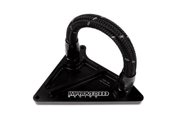 Improved Racing 6th Gen Camaro SS / ZL1 Oil Adapter Temporary Loop Line, Straight