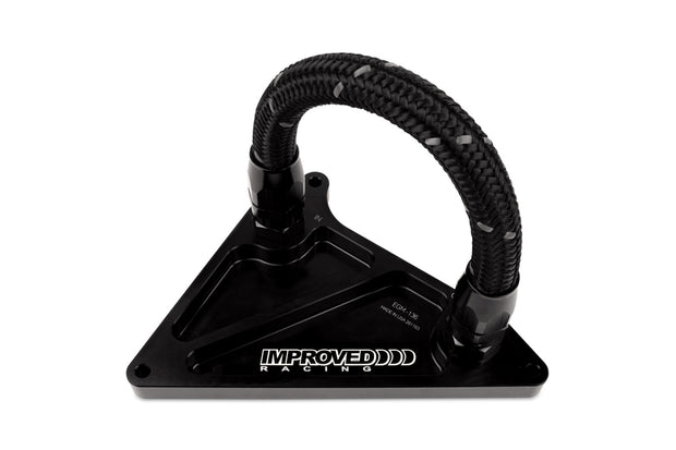 Improved Racing 6th Gen Camaro SS / ZL1 Oil Adapter Temporary Loop Line, Straight