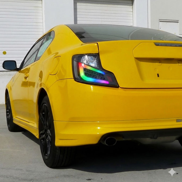 NTXGLOW RGB tail lights (2011 - 2013 Scion TC) - JSI Racing 