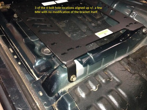 Planted Seat Bracket- Toyota Tacoma [Excluding Bench Seat Models] (1995.5-2004) - Passenger / Right Planted Technology