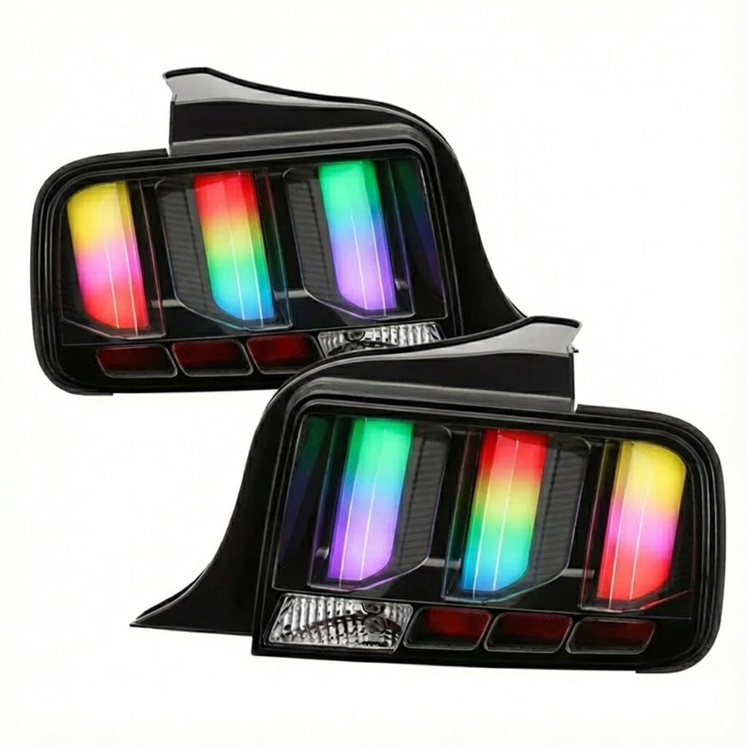 NTXGLOW RGB Tail lights (2005 - 2009 Ford mustang) - JSI Racing 