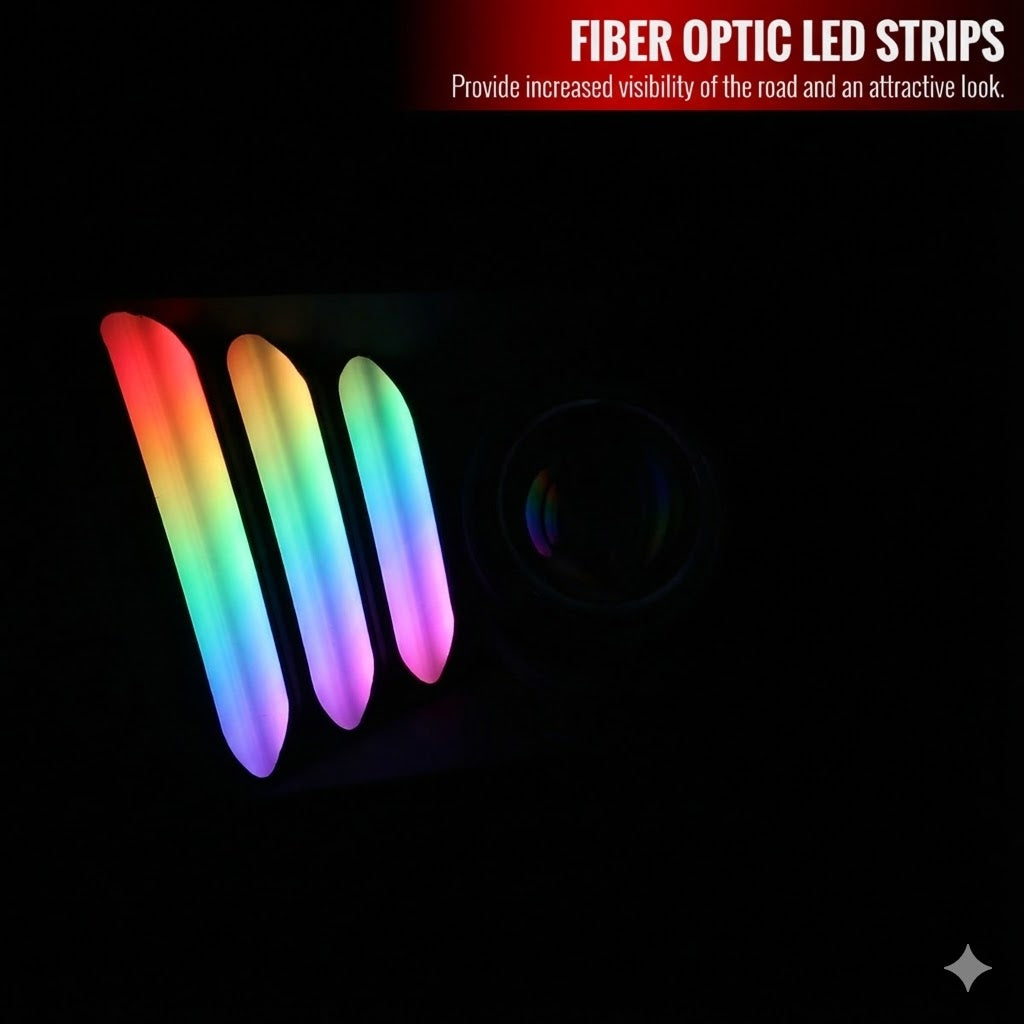 NTXGLOW RGB projector headlights (2005 - 2009 Ford Mustang) - JSI Racing 