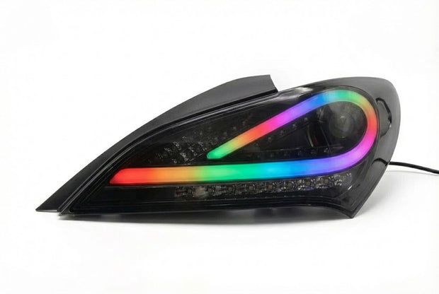 NTXGLOW RGB tail lights (09 - 16 Hyundai genesis coupe bk1) - JSI Racing 