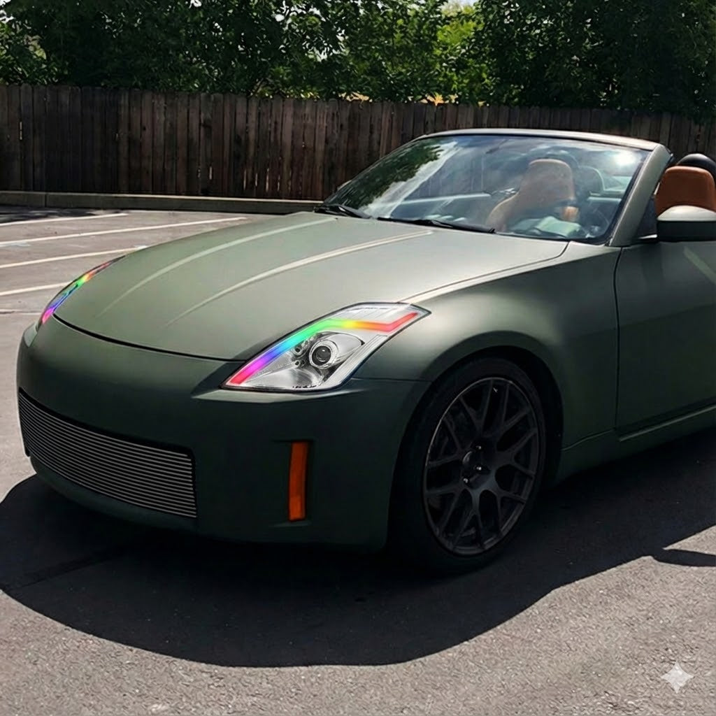 NTXGLOW RGB headlights (2006 - 2009 Nissan 350z) - JSI Racing 