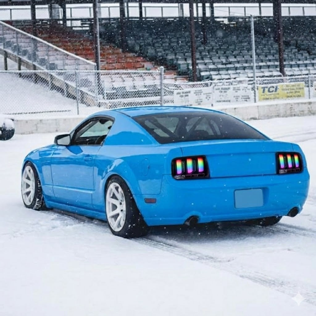NTXGLOW RGB Tail lights (2005 - 2009 Ford mustang) - JSI Racing 