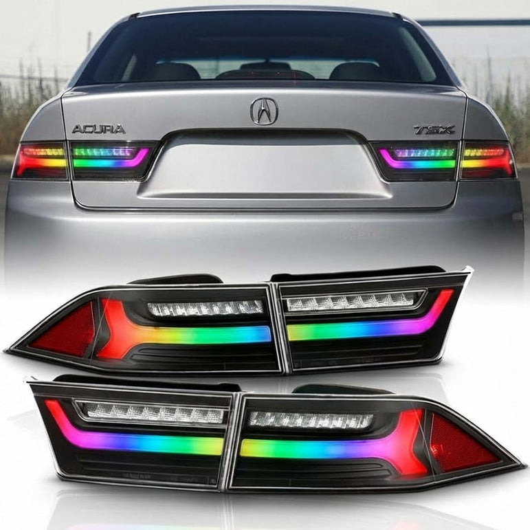 NTXGLOW RGB tail lights (2004 - 2008 acura TSX) - JSI Racing 