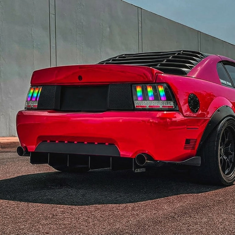 NTXGLOW RGB tail lights (99 - 04 Ford mustang) - JSI Racing 
