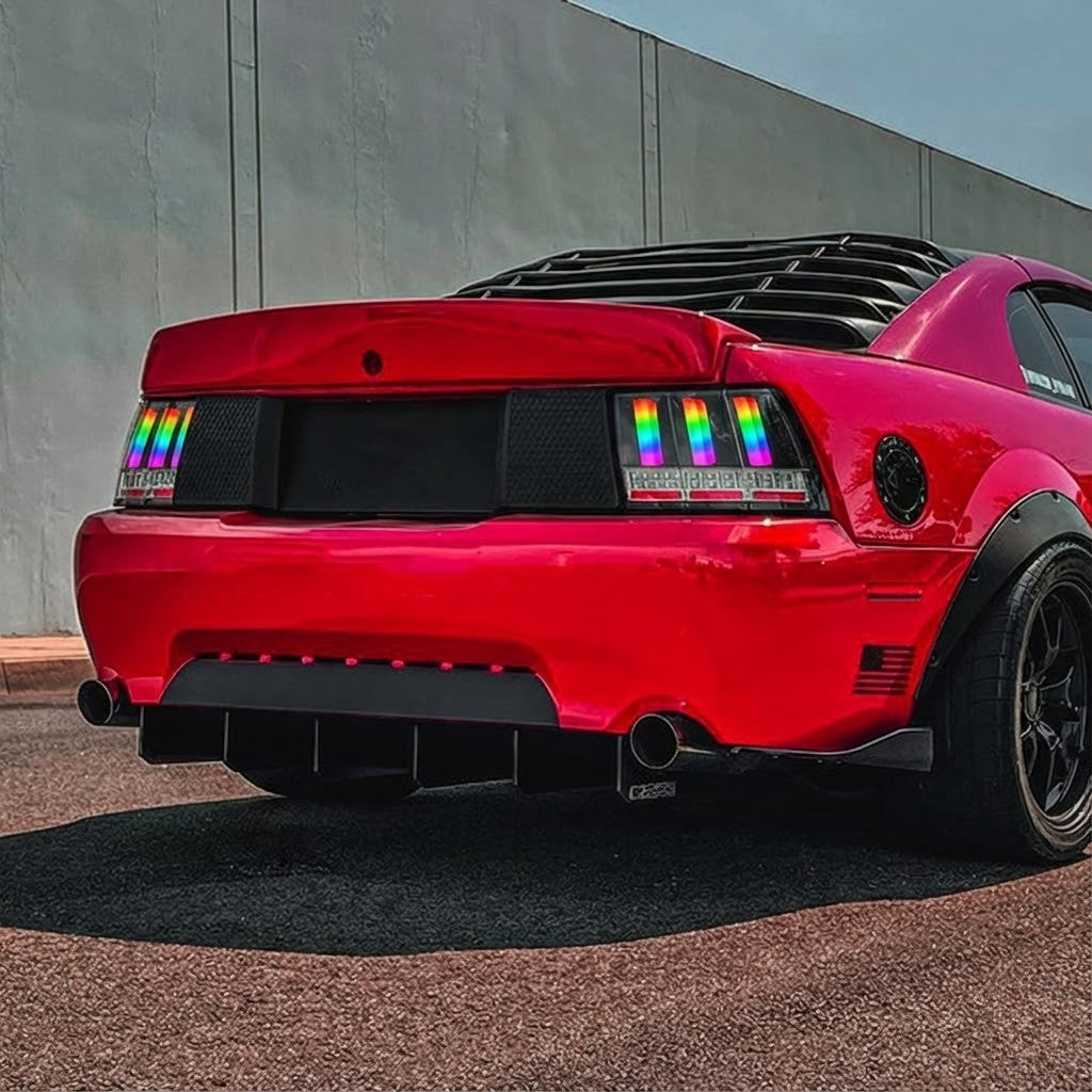 NTXGLOW RGB tail lights (99 - 04 Ford mustang) - JSI Racing 