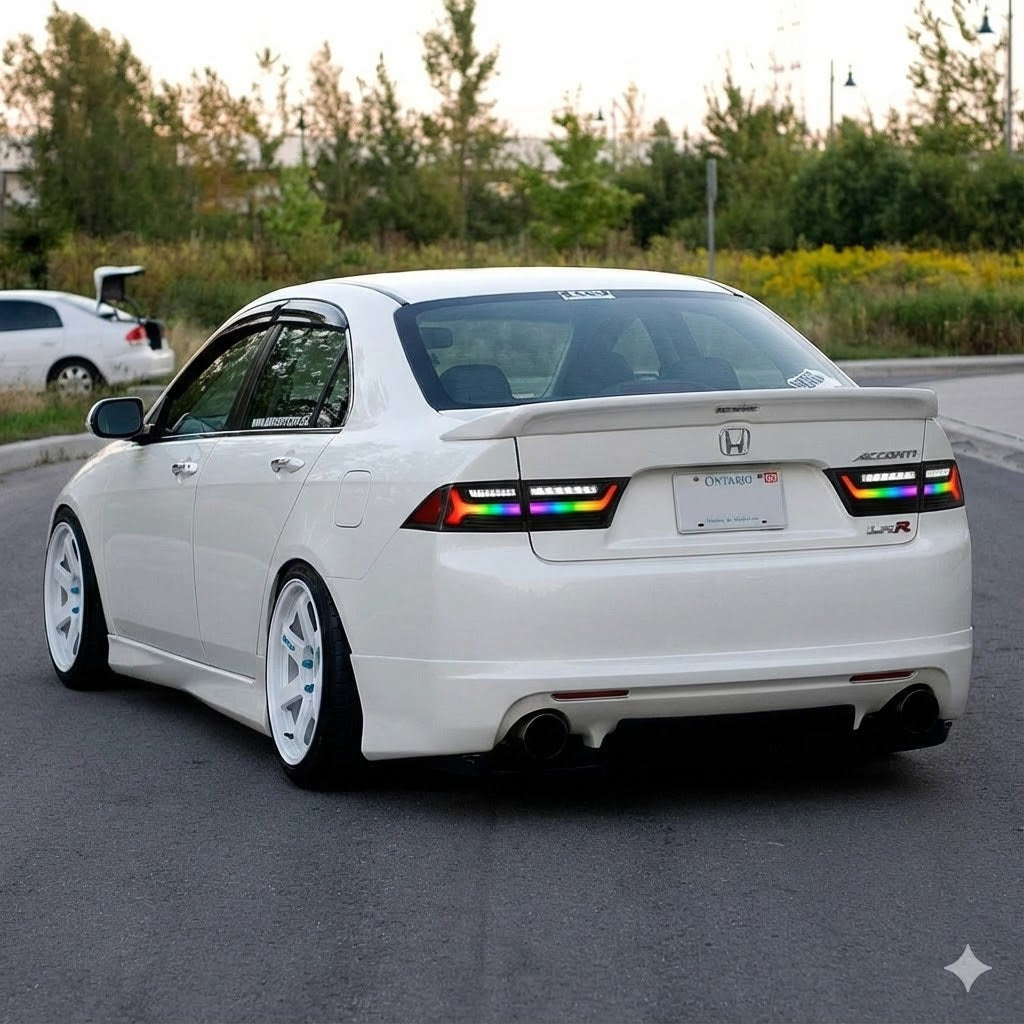 NTXGLOW RGB tail lights (2004 - 2008 acura TSX) - JSI Racing 