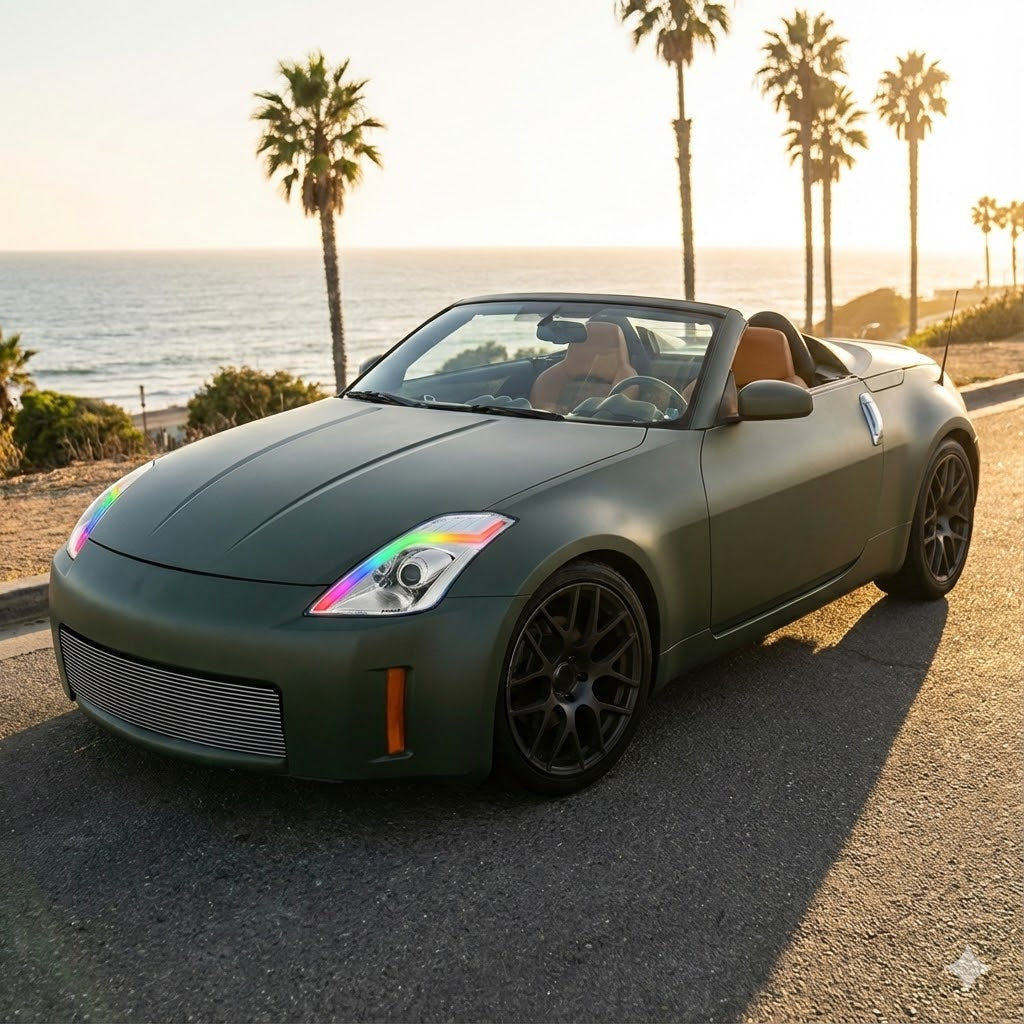 NTXGLOW RGB headlights (2006 - 2009 Nissan 350z) - JSI Racing 