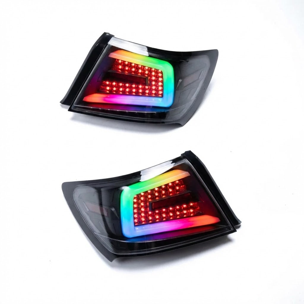 NTXGLOW RGB tail lights (2008 - 2014 Subaru Impreza WRX / STI) - JSI Racing 