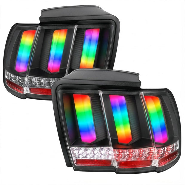 NTXGLOW RGB tail lights (99 - 04 Ford mustang) - JSI Racing 