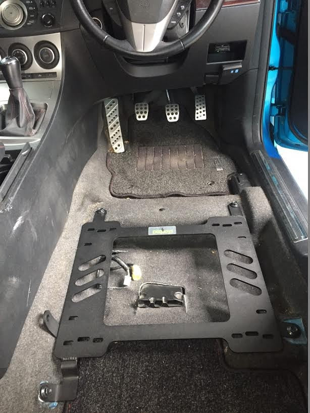 Planted Seat Bracket- Mazda 3 / MazdaSpeed 3 (2010-2013) - Driver / Left Planted Technology