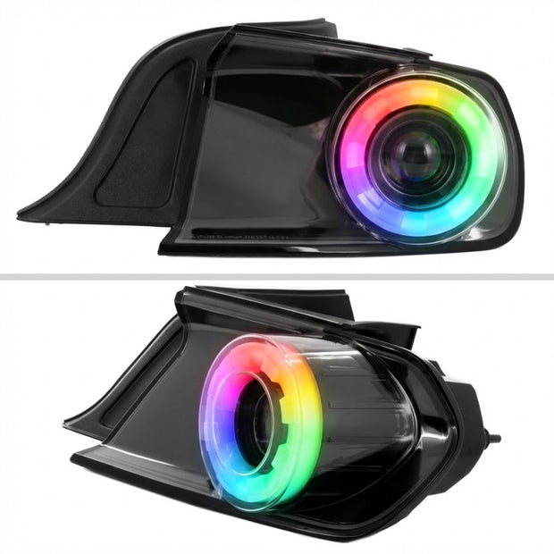 NTXGLOW RGB tail lights (2015 - 2022 Ford Mustang) - JSI Racing 