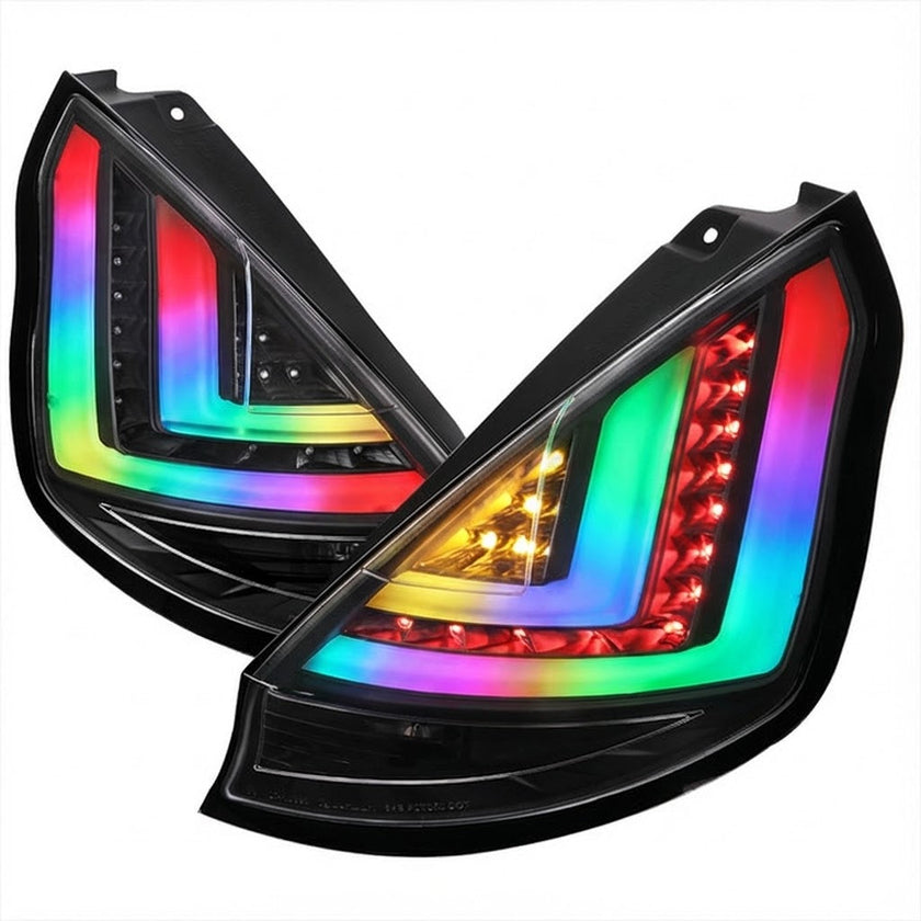 NTXGLOW LED RGB tail lights (2014 - 2019 Ford Fiesta hatchback) - JSI Racing 