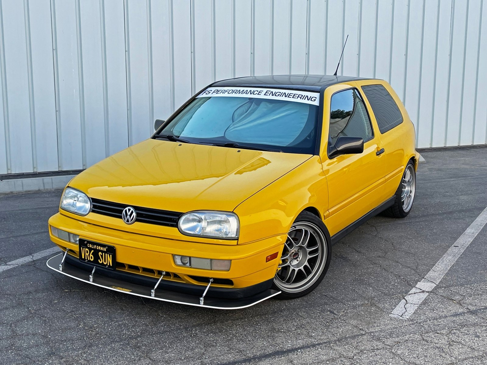 Volkswagen MK3 Golf GTI Chassis Mounted Race Splitter - JSI Racing 