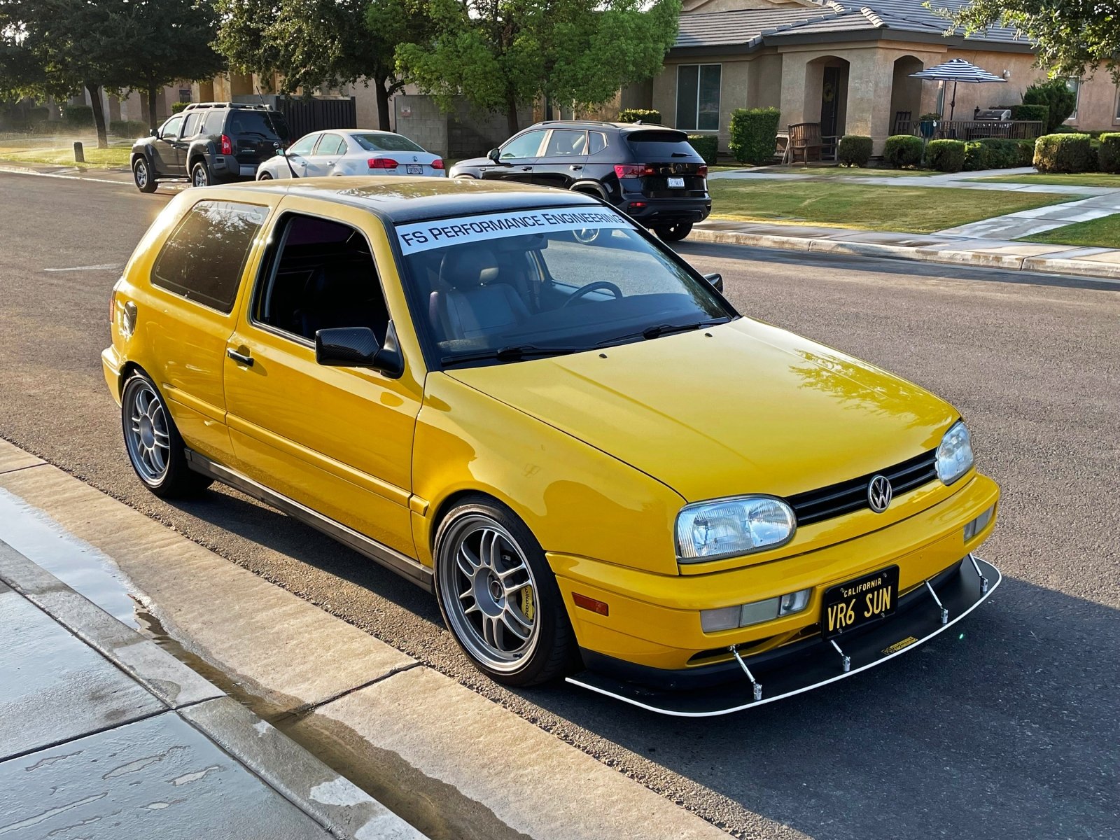 Volkswagen MK3 Golf GTI Chassis Mounted Race Splitter - JSI Racing 