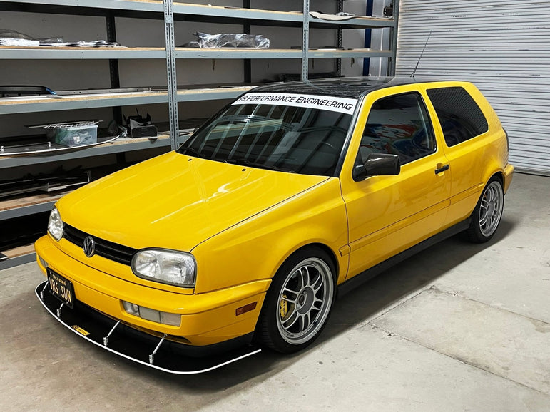 Volkswagen MK3 Golf GTI Chassis Mounted Race Splitter - JSI Racing 