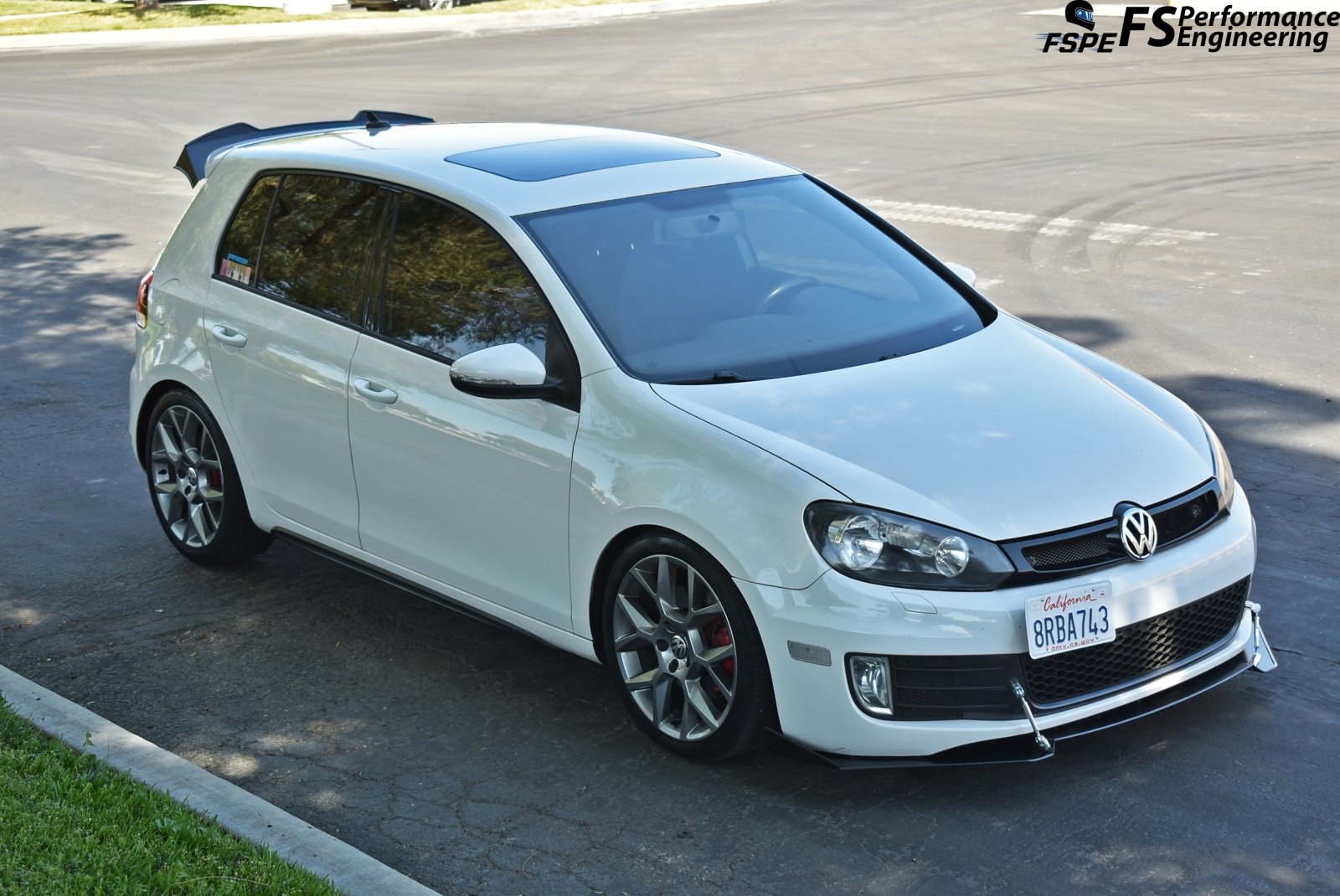 Volkswagen MK6 (2010-2014)  Golf GTI / R Rear Spoiler Extension V1 & V2 - JSI Racing 