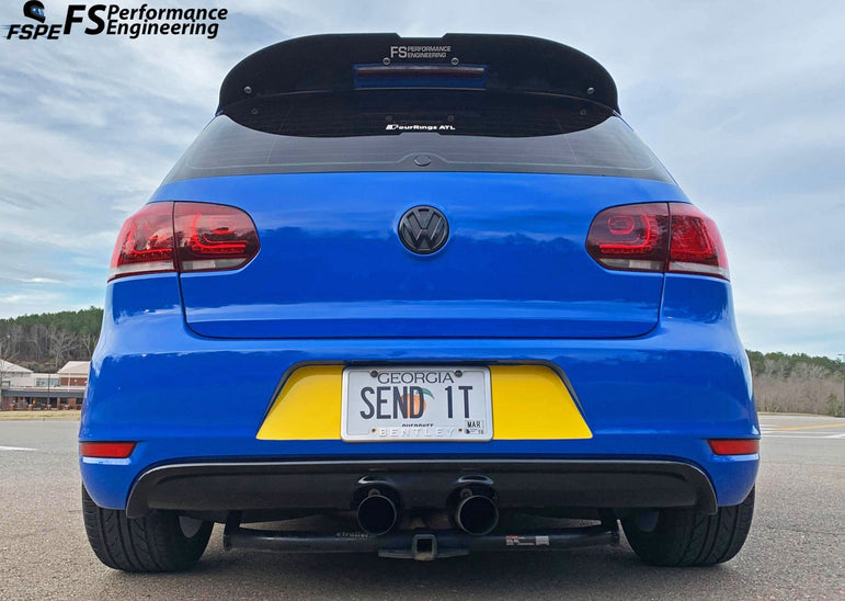 Volkswagen MK6 (2010-2014)  Golf GTI / R Rear Spoiler Extension V1 & V2 - JSI Racing 