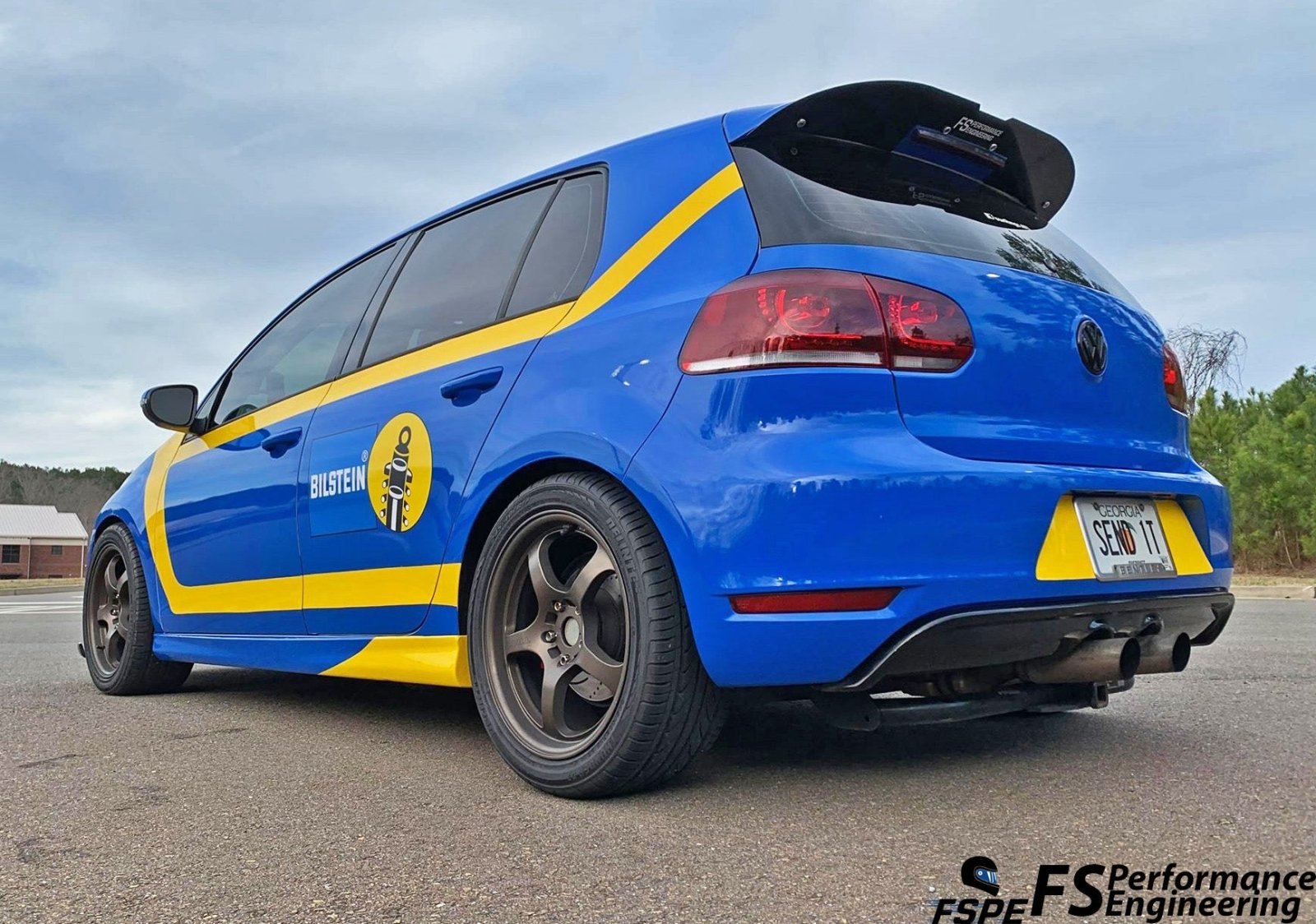Volkswagen MK6 (2010-2014)  Golf GTI / R Rear Spoiler Extension V1 & V2 - JSI Racing 