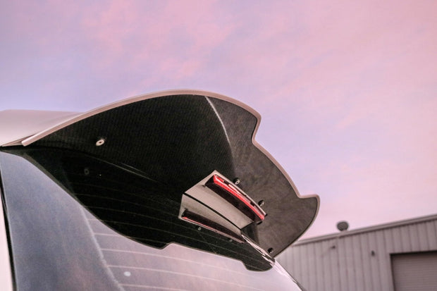 Volkswagen MK6 (2010-2014) Golf GTI / R Rear Spoiler Extension V3 CARBON FIBER EDITION - JSI Racing 
