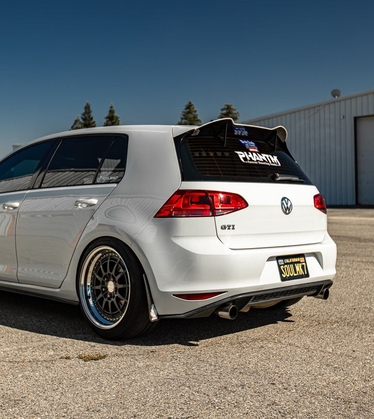 Volkswagen MK7 / 7.5 (2015-2021) Golf GTI / R Carbon Fiber Rear Spoiler Extension V1