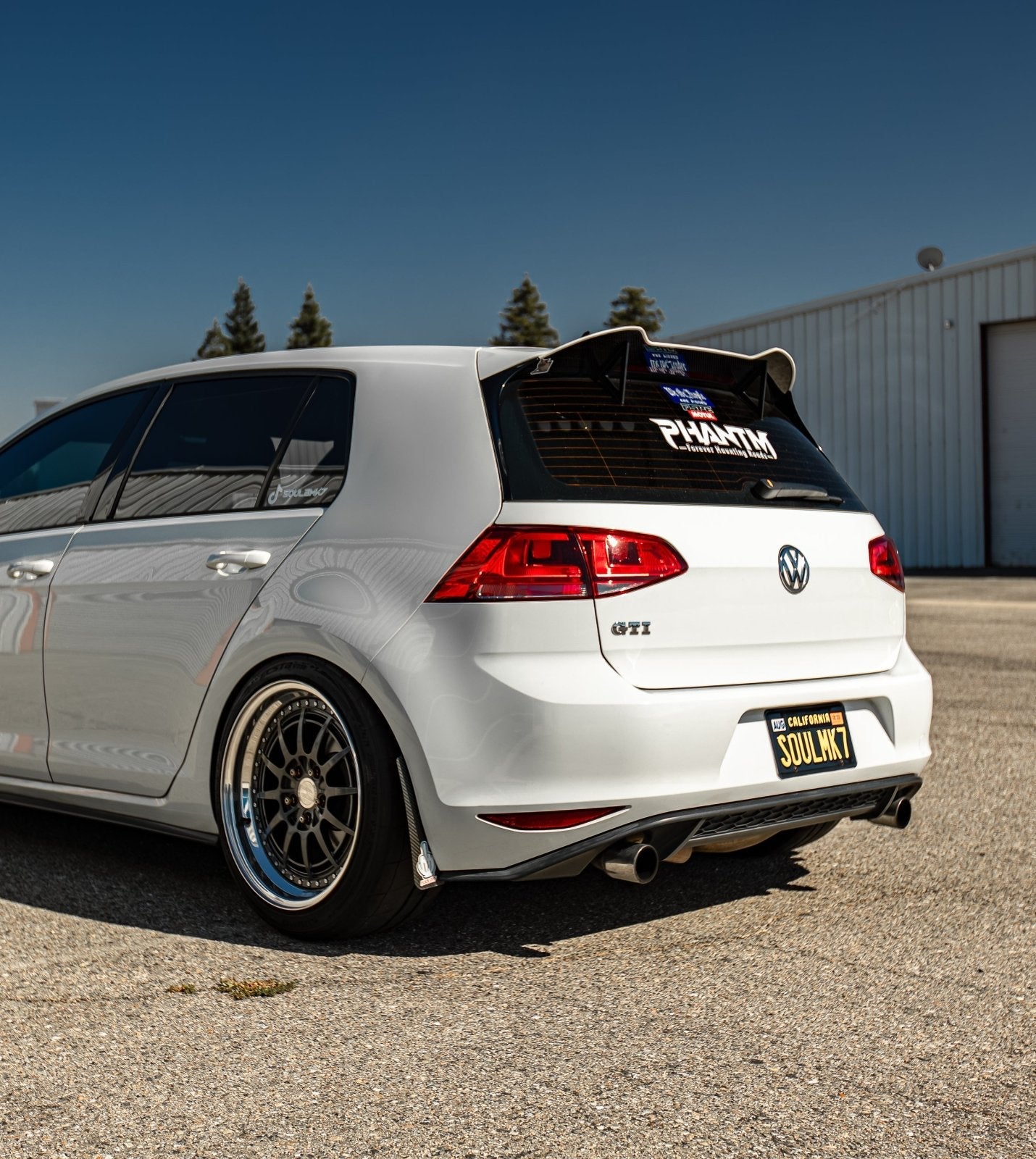 Volkswagen MK7 / 7.5 (2015-2021) Golf GTI / R Carbon Fiber Rear Spoiler Extension V1