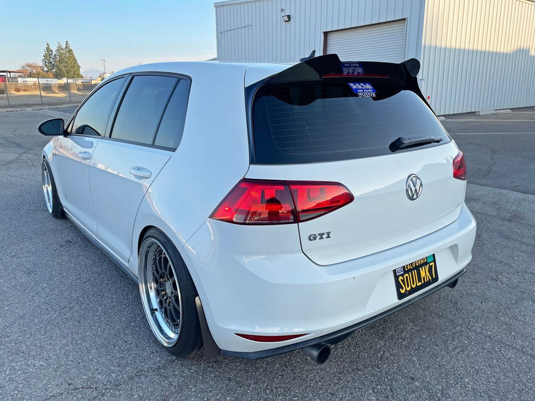 Volkswagen MK7 / 7.5 (2015-2021) Golf GTI / R Carbon Fiber Rear Spoiler Extension V1