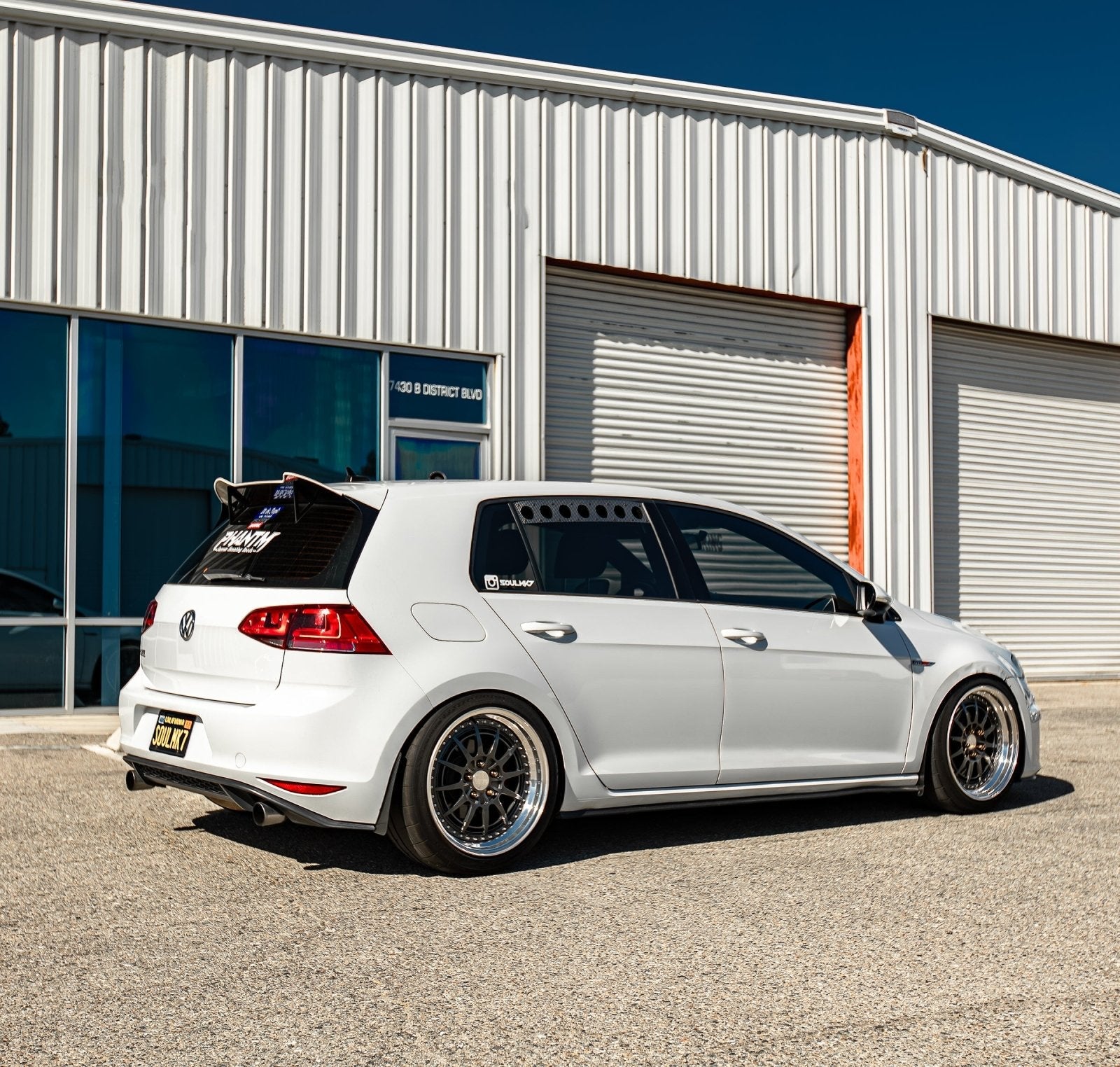 Volkswagen MK7 / 7.5 (2015-2021) Golf GTI / R Carbon Fiber Rear Spoiler Extension V1