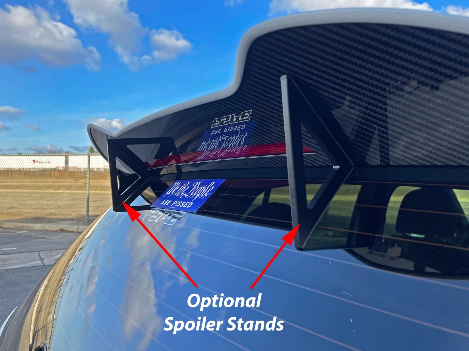 Volkswagen MK7 / 7.5 (2015-2021) Golf GTI / R Carbon Fiber Rear Spoiler Extension V1