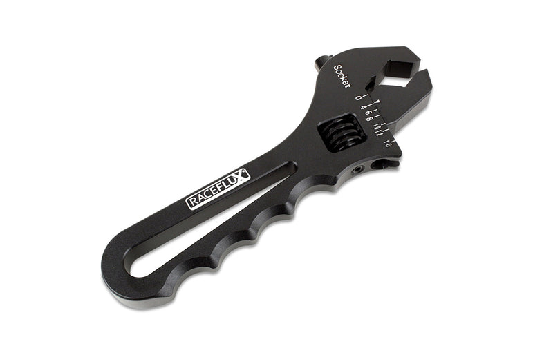 RaceFlux Anodized Aluminum Adjustable AN Wrench