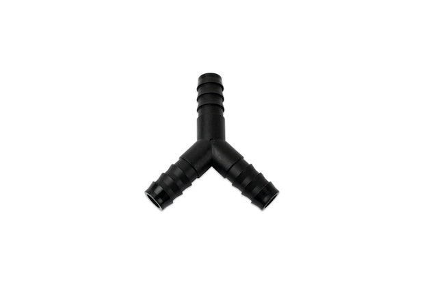 Raceflux 3/8" Hose Barb Y Fitting, Plastic