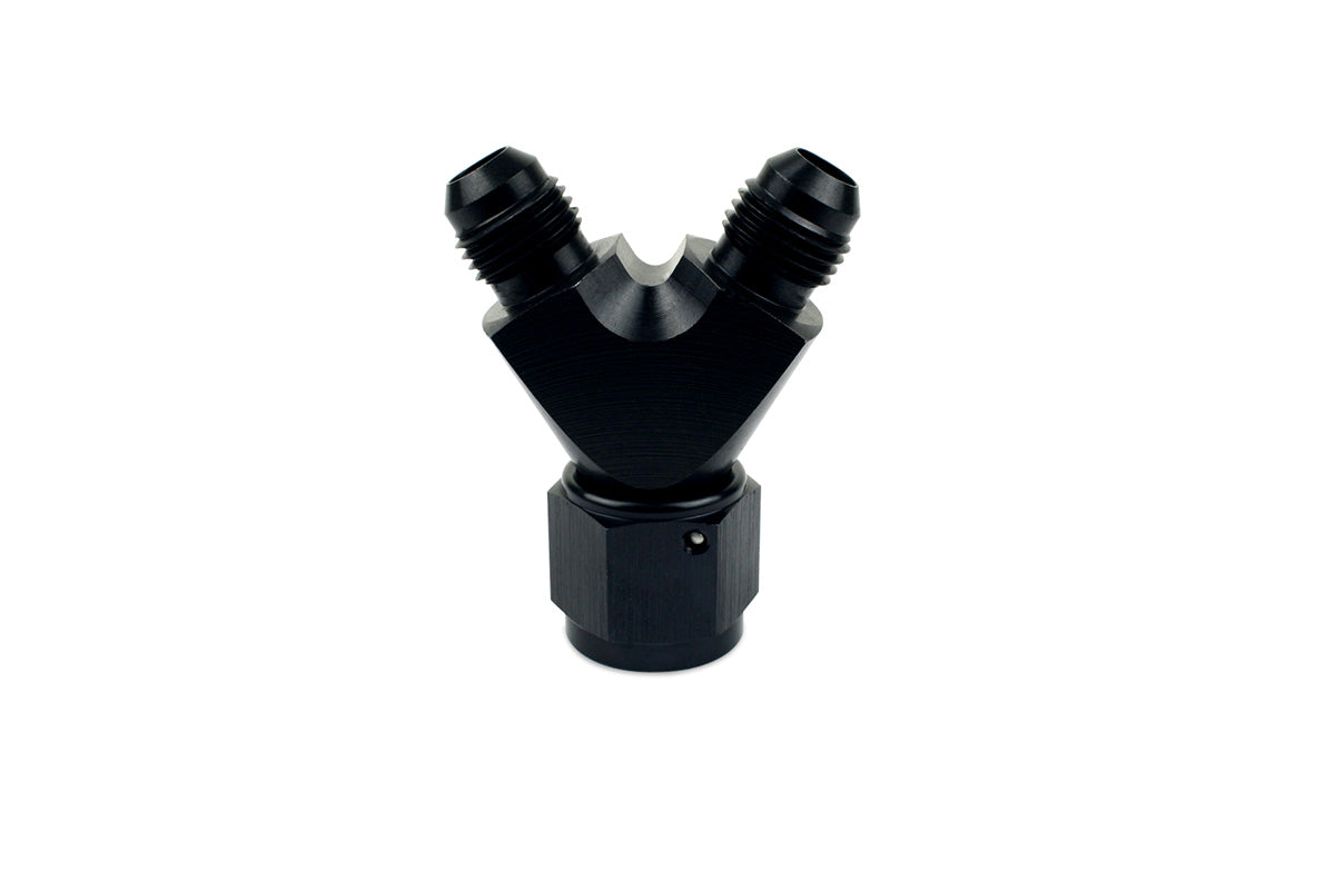 RaceFlux AN Male x 2 to AN Female Y-Adapter Fitting