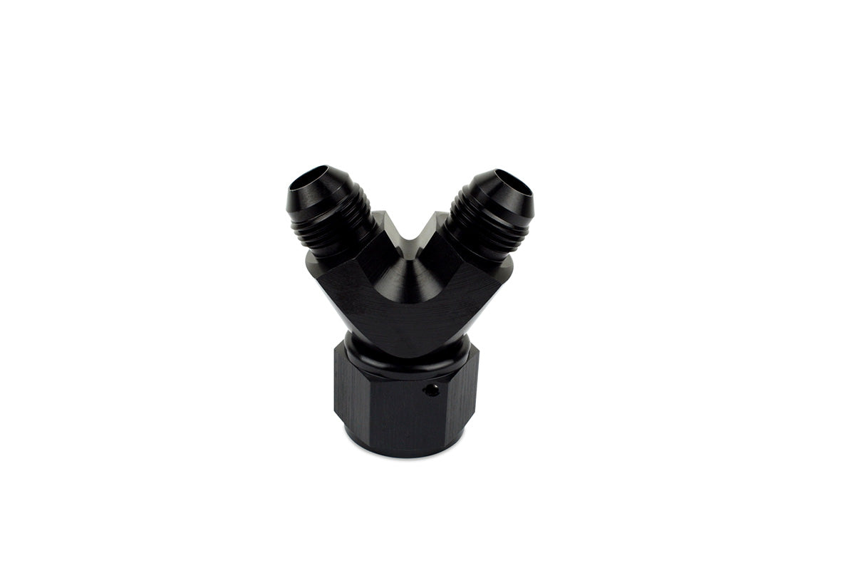 RaceFlux AN Male x 2 to AN Female Y-Adapter Fitting