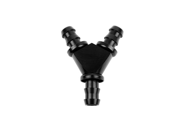 RaceFlux Male Push Lock Barb Y-Adapter Fitting